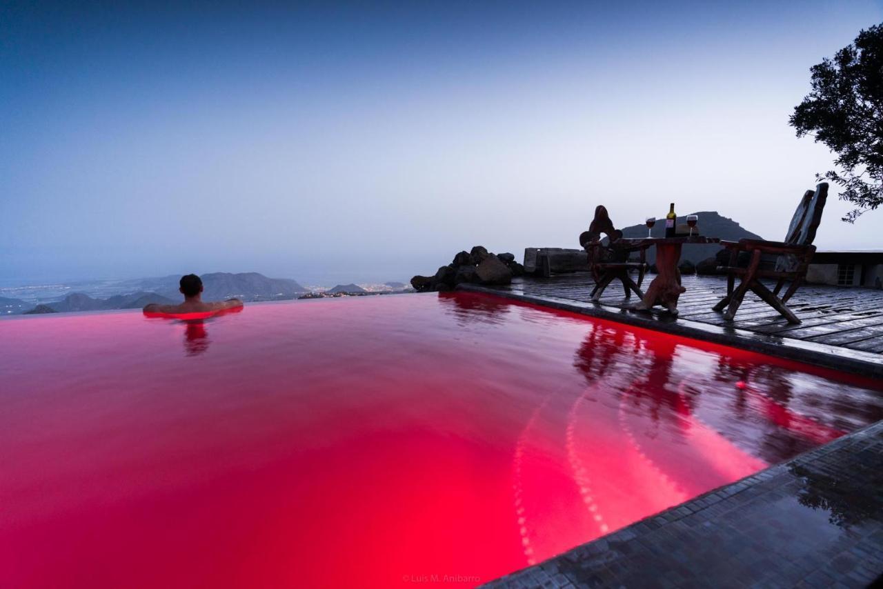 Historic Canarian House, Private Heated Infinity Pool, Bbq, Wifi + Panoramic Ocean Views Арона Экстерьер фото